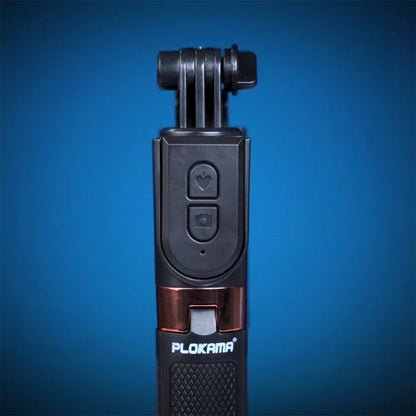 PLOKAMA K9 PRO 4IN1 Selfie Stick with Tripod Stand & Remote Control for Mobile Photography & Vlogging