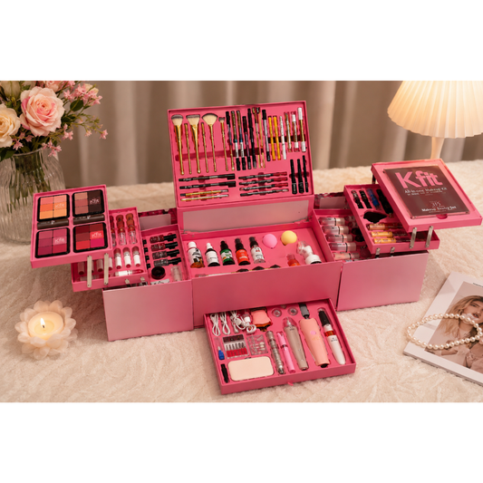 Advanced Box – 140 Complete Pieces for an Unmatched Makeup and Beauty Care Experience | Makeup Box