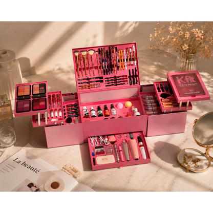 Advanced Box – 140 Complete Pieces for an Unmatched Makeup and Beauty Care Experience | Makeup Box