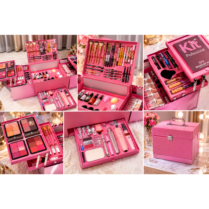 Advanced Box – 140 Complete Pieces for an Unmatched Makeup and Beauty Care Experience | Makeup Box