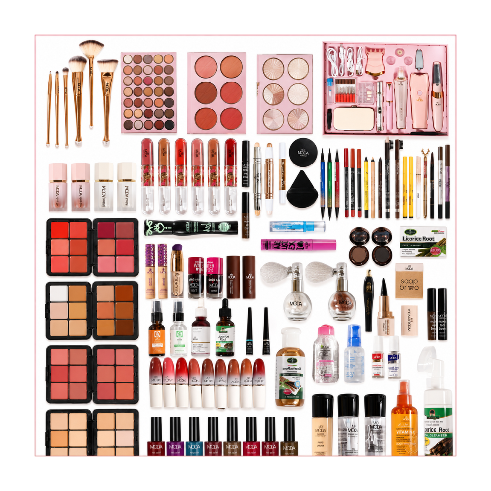 Advanced Box – 140 Complete Pieces for an Unmatched Makeup and Beauty Care Experience | Makeup Box