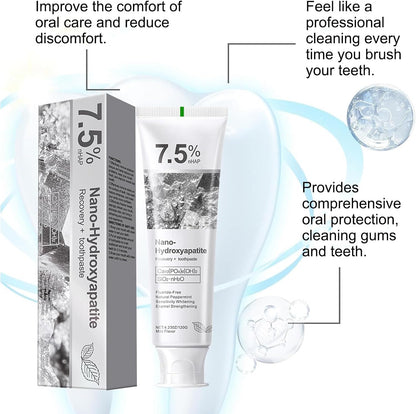 7.5% Hydroxyapatite Recovery + Toothpaste