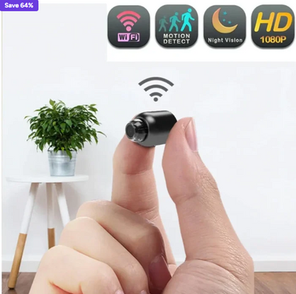 Last Day 50% OFF🔥 Mini Camera CCTV 4K Mini WiFi IP Camera Hidden Built-in BATTERY