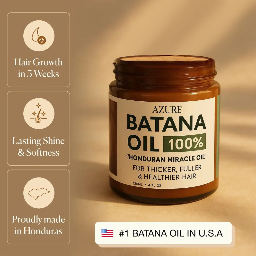 100% Pure Batana Oil - Natural Hair Growth Oil
